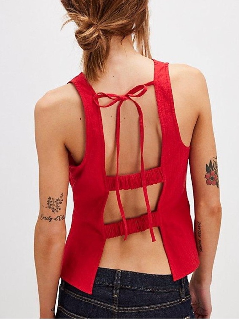 Free People Kaylor Backless Top Sz XS